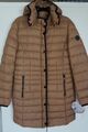 Frieda & Freddies Damen Steppmantel Jacke Größe 38 Beige/Braun NEU mit Etikett