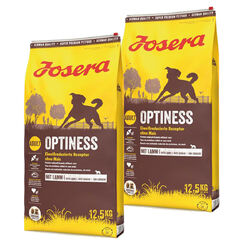 Josera Optiness Trockenfutter Hundefutter Hund Dog Eiweißreduziert | 2 x 12,5 kg