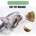 Natural Catnip Cat Wall Stick-on Ball Toy Treats Healthy Snack Grass U6E4