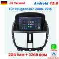 Für Peugeot 207 2006-2015 Android13 Carplay Autoradio GPS NAVI BT RDS DAB+ 2+32G