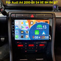 Für Audi A4 2000-08 S4 8E 8H B6 B7 Apple Carplay Autoradio Android 128G GPS KAM