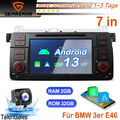 Android 13 2+32G Carplay Autoradio GPS RDS WiFi Passt Für BMW 3er E46 M3 Rover