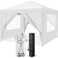 Pavillon 3x3m Wasserdicht Faltpavillon Pop Up Partyzelt Gartenzelt UV Schutz 50+