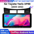 10.33" Für Toyota Yaris XP90 2005-2012 Autoradio 4G Android12 GPS Carplay 2+32GB