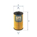 UFI 25.064.00 Ölfilter für Fiat Opel Alfa Chevrolet Saab Suzuki 2000->