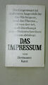 118559 Hermann Kant DAS IMPRESSUM HC