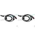 2x RAP ABS-SENSOR RADDREHZAHL HINTEN passend für FIAT GRANDE PUNTO OPEL ADAM COR