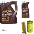 MANN-FILTER Ölfilter 6 L MANNOL Energy Combi LL 5W-30 für Mercedes C-Klasse