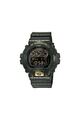 Casio Armbanduhr Kunststoff Schwarz Datum Digital DW-6900CR-3ER