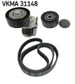 SKF VKMA 31148 Keilrippenriemensatz für VW AMAROK MULTIVAN T5 T6 TRANSPORTER T6