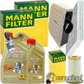 MANN INSPEKTIONSPAKET+6L CASTROL 5W-30 ÖL passend für AUDI Q7 4M TOUAREG TDI