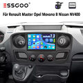 32G Autoradio Android 13 GPS NAV Kamera Für Opel Movano B Renault Master 3 NV400