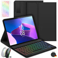 Beleuchtete Tastatur Maus Hülle Für Samsung Galaxy Tab A9+ A8 A7 S9 FE S8 S7 DE