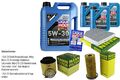 INSPEKTIONSKIT FILTER LIQUI MOLY ÖL 8L 5W-30 für Audi A5 Cabriolet 8F7 S5