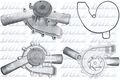 DOLZ WASSERPUMPE passend für MAYBACH 57 62 MERCEDES C-KLASSE CLK CLS E-KLASSE G-