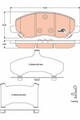 TRW GDB4142 Bremsbelagsatz, Scheibenbremse Bremsbelagsatz, Scheibenbremse für