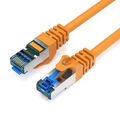 1m CAT 7 Patchkabel Netzwerkkabel Ethernetkabel DSL LAN Kabel  - ORANGE