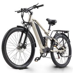 Elektrofahrrad 27.5 Zoll EBIKE Damen/Herren 48V 17.5AH Akku 750W E Mountainbike