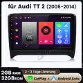 Android Auto 12 Autoradio Wireless Carplay GPS DAB Für Audi TT MK2 8J 2006-2012