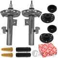 2x STOSSDÄMPFER+FEBI DOMLAGER VORNE passend für FORD GALAXY II MONDEO IV S-MAX