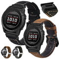 Für Garmin Fenix 7 7X 6 6X 5 5X Plus 3 HR Tactix Epix Pro Quickfit Leder Armband