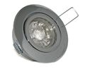 Decken Leuchte Lana Chrom 230V GU10 COB 5Watt = 50W Power Led  IP20