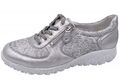 Waldläufer Damen Leder Sneaker Silber Weiß Weite H H89001-213-989