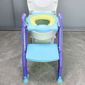 Lerntöpfchen Toilettentrainer Kindersitz Baby Toilettenstuhl mit Treppe WC Sitz