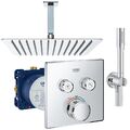 Grohe Unterputz Duscharmatur Grohtherm SmartControl Thermostat Set UP Armatur