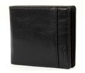 PICARD Buddy 1 Slim Wallet Geldbörse Portemonnaie Herren Schwarz Black Leder