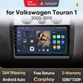 GPS Für VW Touran 1T 2003-2010 Multimedia Android 13 Autoradio 32G NAVI BT RDS