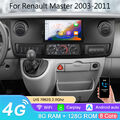 8+128GB Für Renault Master II 2003-2011 Autoradio GPS Navi DSP Android 8Core DAB