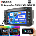 Für Mercedes Benz W203 Vito W639 W168 Vaneo CLK W209 Autoradio Android 13 2+32G