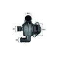 Thermostat, Kühlmittel MAHLE TI 35 87 BEHR für AUDI VW VAG CUPRA