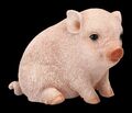 Schweine Figur - Schweinchen Baby - Tierfigur Garten Deko Ferkel 12cm