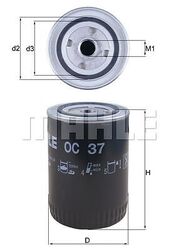 KNECHT OC 37 Ölfilter für ALFA ROMEO FORD GAZ LAND ROVER ROVER