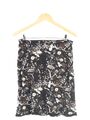 STREET ONE Damen Midi Rock Schwarz Floral Gr 36