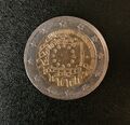 2 Euro Münze Deutschland_2015_A (30_Jahre_Europa-Flagge)