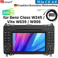 7“ Autoradio Für Mercedes A/B Klasse/Vito W169 W639 W245 GPS NAVI DAB+ Wince 6.0