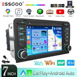 KAM Android 13 Autoradio GPS Navi WIFI 4+64G RDS DSP 4G Für AUDI A3 8P 2003-2012