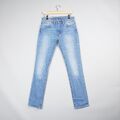 Levis 511 Jeans Herren W30 L34 Blau Stonewashed Stretch Denim Slim Fit B61