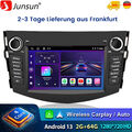 2+64GB Android 13 Autoradio Für Toyota RAV4 2006-2012 GPS Navi BT WIFI DAB+ SWC