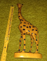 Holzfigur "Giraffe" kleine Deko Holzfigur