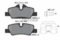 TEXTAR 2598001 Bremsbeläge Satz Bremsbelagsatz für MINI Schrägheck (F56)