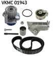 SKF Wasserpumpe + Zahnriemensatz VKMC 01943 für AUDI FORD VW