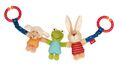 Sigikid 41438 Kinderwagenkette Hase Frosch Schaf 