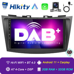 32GB Android 11 Carplay DAB+ Autoradio GPS Navi für Suzuki Swift IV FZ 2011-2017