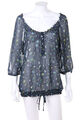 ESPRIT Off-the-shoulder blouse Print D 38 navy blue