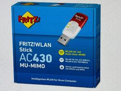 AVM FRITZ!WLAN Stick AC 430 MU-MIMO - bis zu 430 MBit/s USB 2.0 - OVP