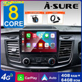 DAB 4+64G Autoradio Android 14 Carplay GPS Nav Für Ford Transit Custom 2018-2023